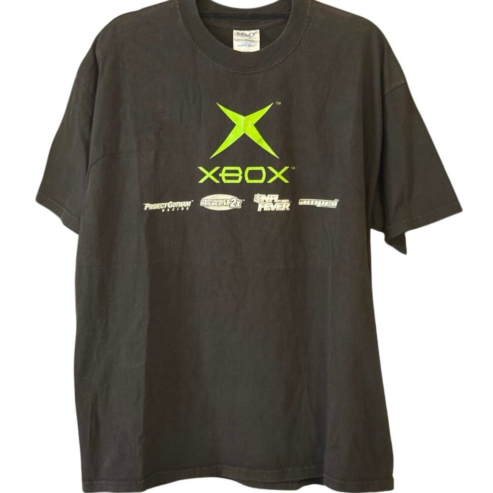 Vintage Y2K Xbox Video Games Taco Bell Think Outside the Bun Promo Shirt XL